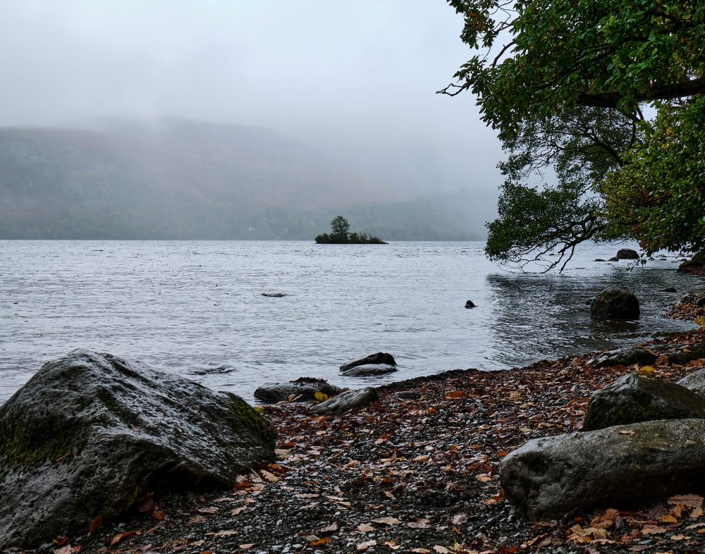 Derwent water cold and wet